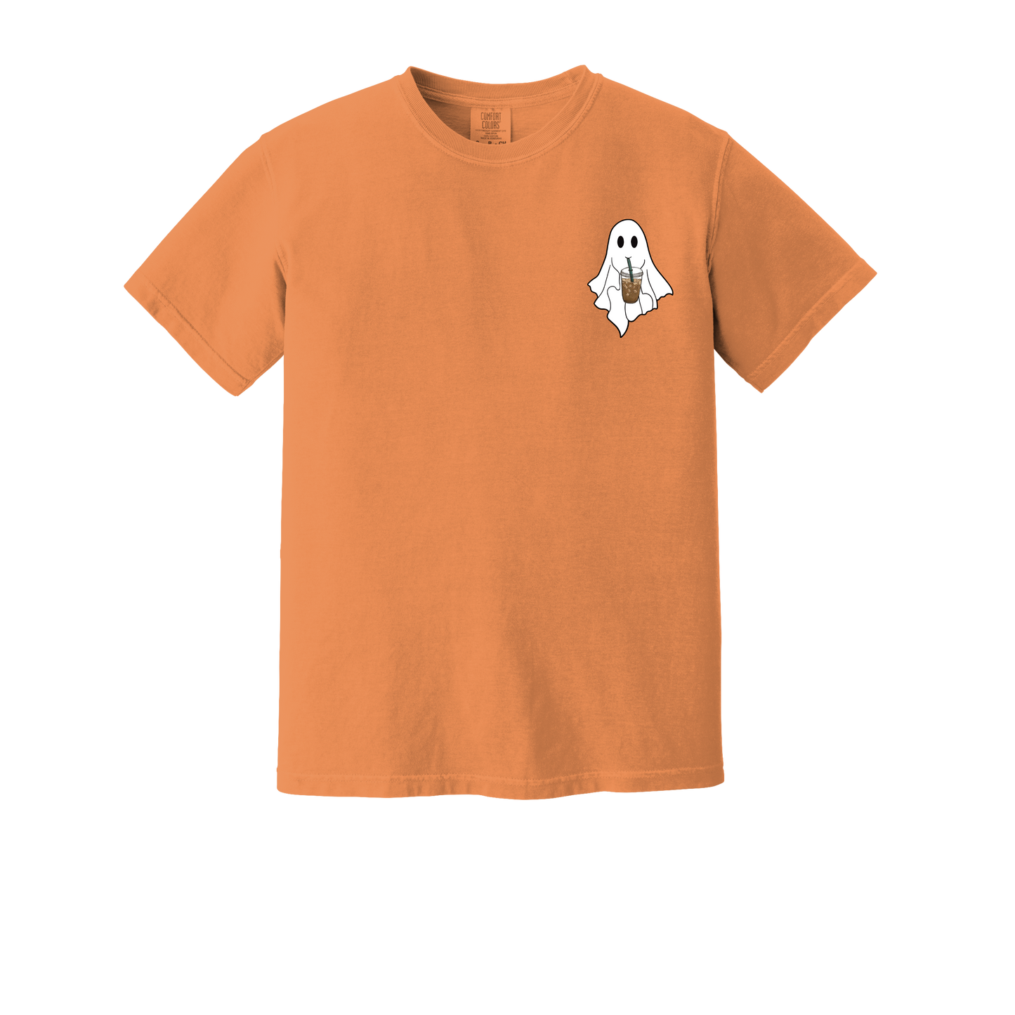 Boo Brew: Mini Ghosts & Iced Coffee Tee(Comfort Colors)