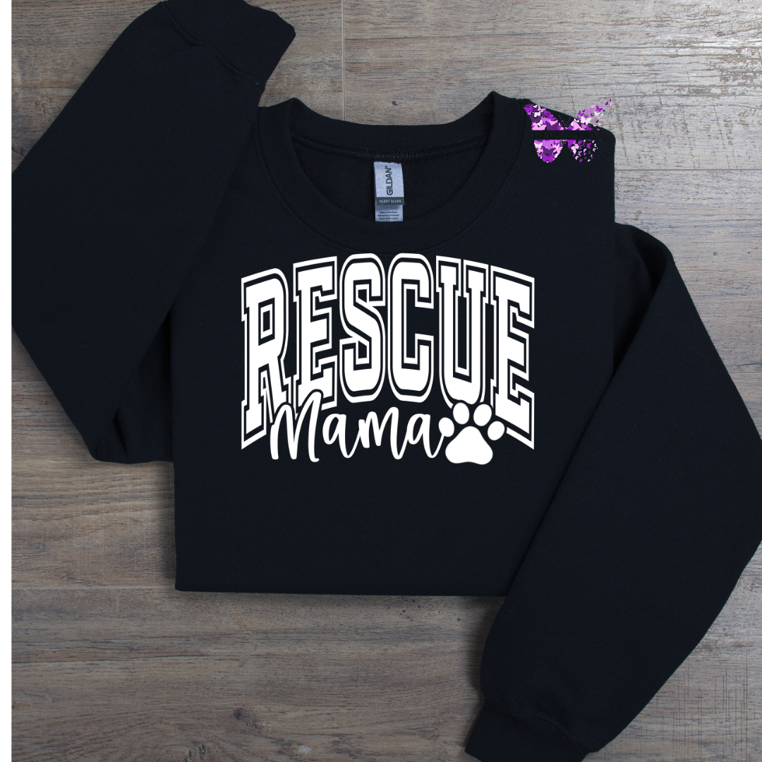 Rescue Mama Crewneck"