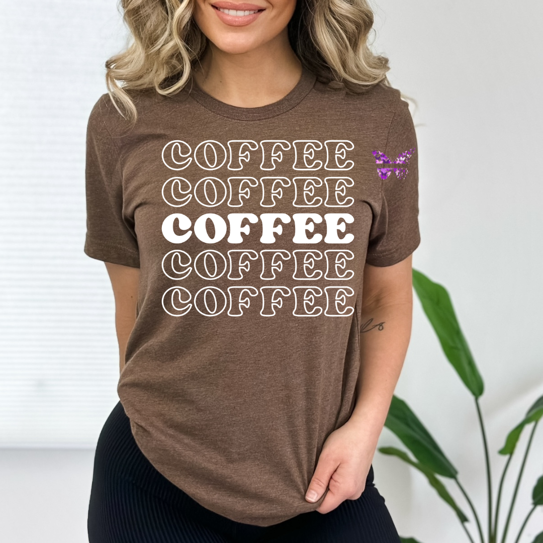 Coffee Words Tee